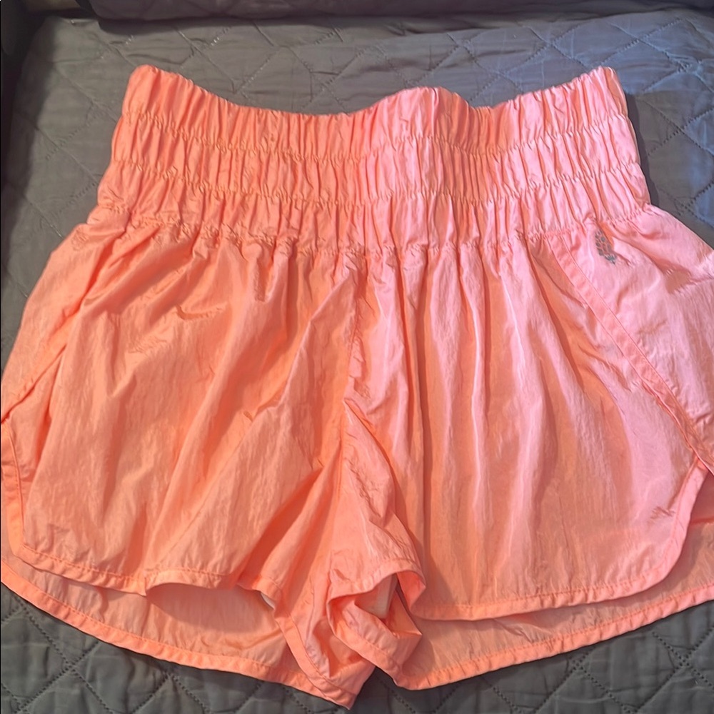 Women's Neon Orange FREE PEOPLE Shorts